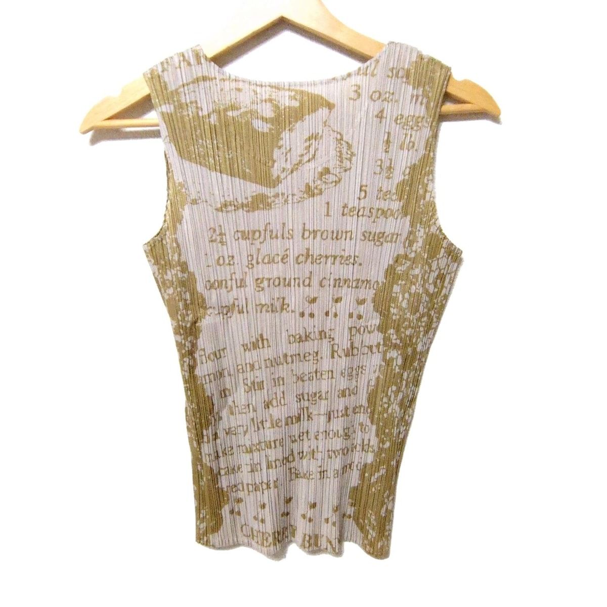 PLEATS PLEASE(プリーツプリーズ) ノースリーブカットソー サイズ3 L