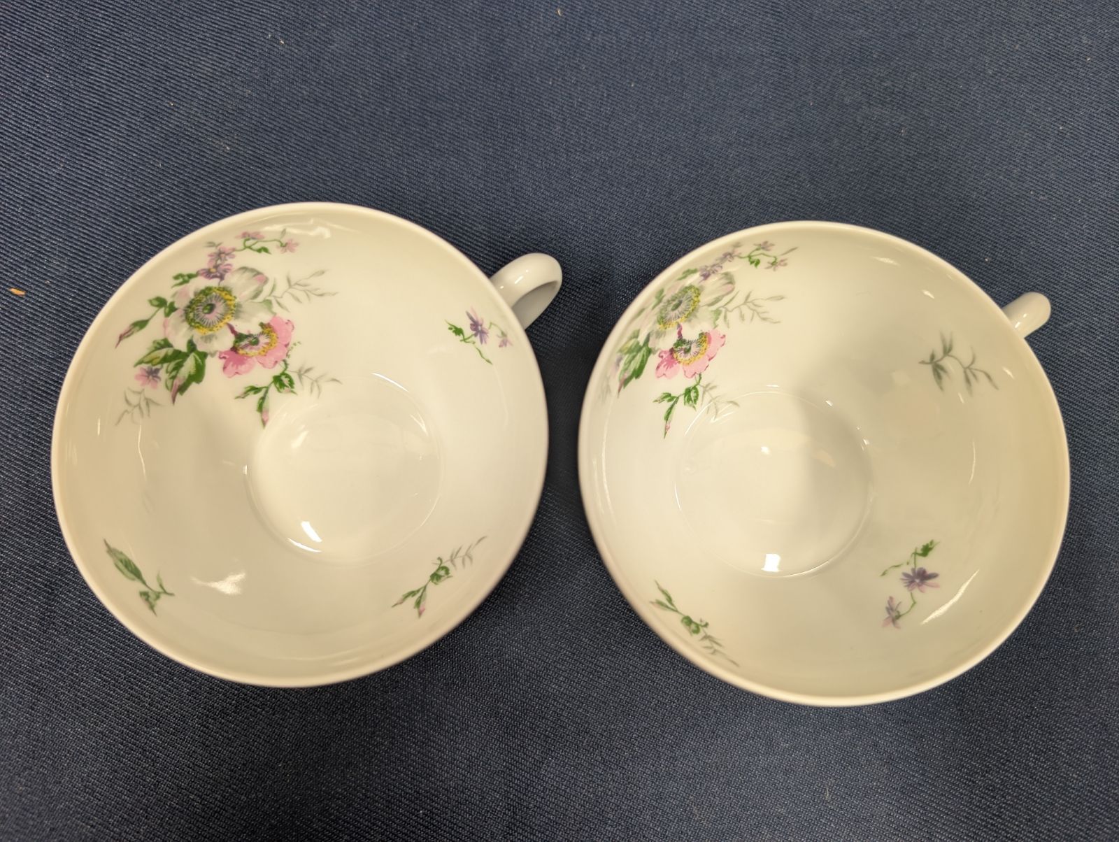 リモージュ ジョルジュボワイエ 花模様 カップ＆ソーサー＆デザート