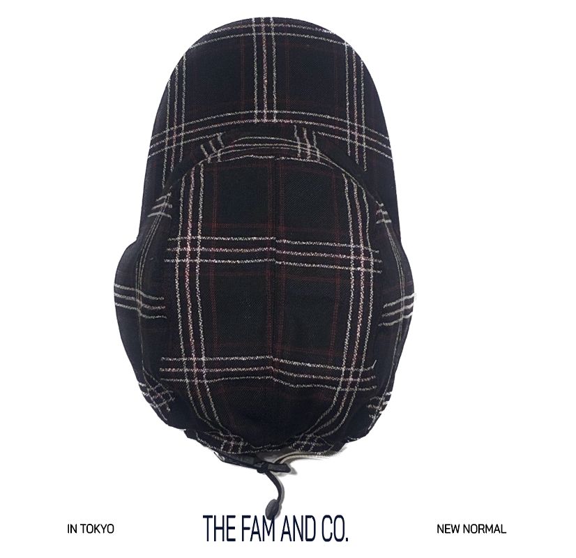 THE FAM AND CO. UNC LONDON KID MOHAIR WOOL 5 P JET CAP