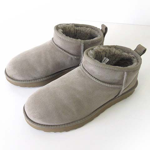 美品☆UGG マキシクロッグ　ムートン　ベージュ(グレージュ) UG1763BW13207_thumb.jpg