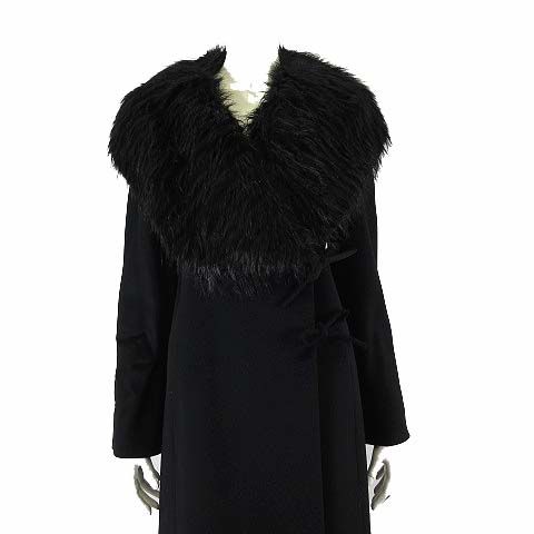 クロエ CHLOE コート ロングコート マキシ丈 ウール ファー襟