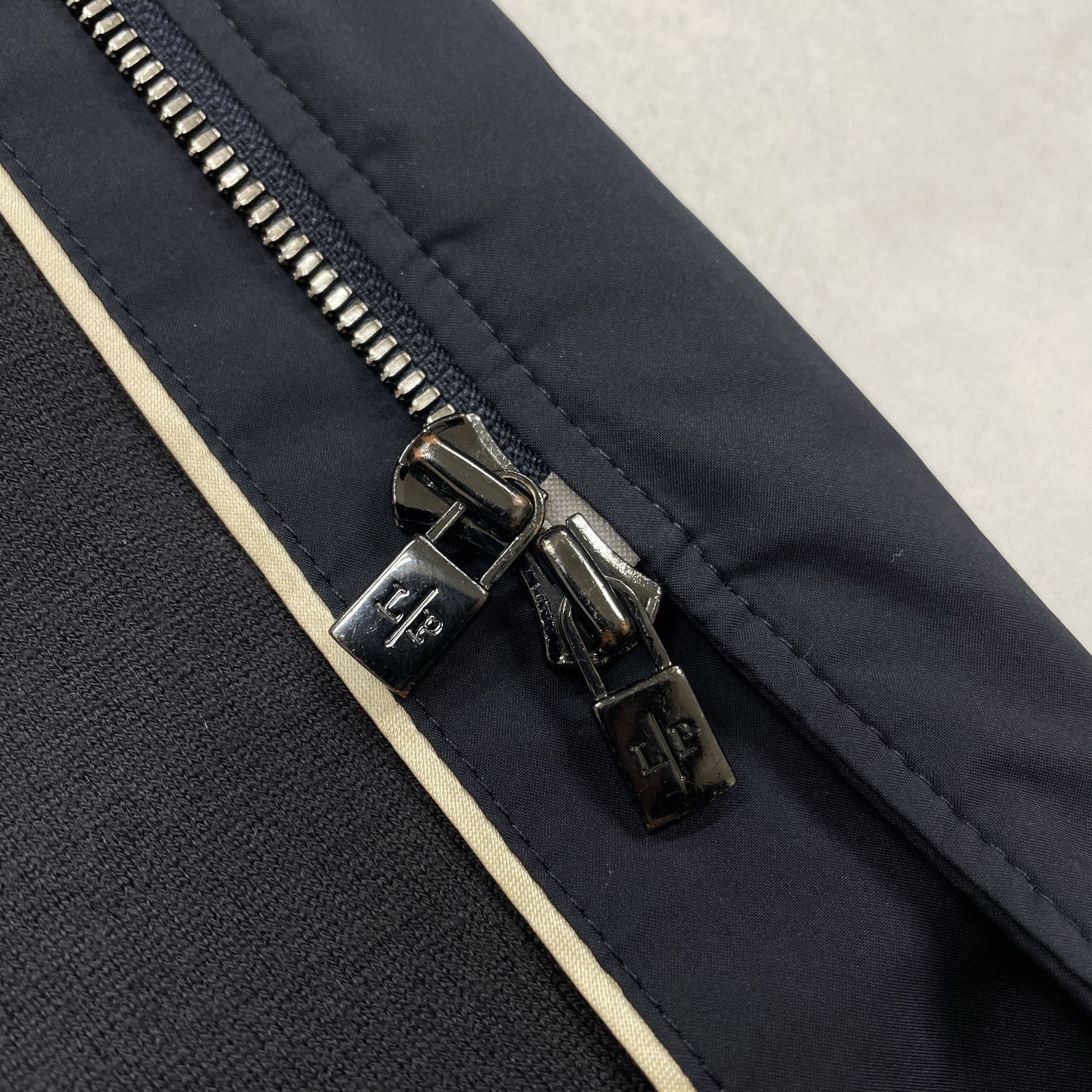 Loro Piana ロロピアーナ ロングコート ナイロン フード ネイビー