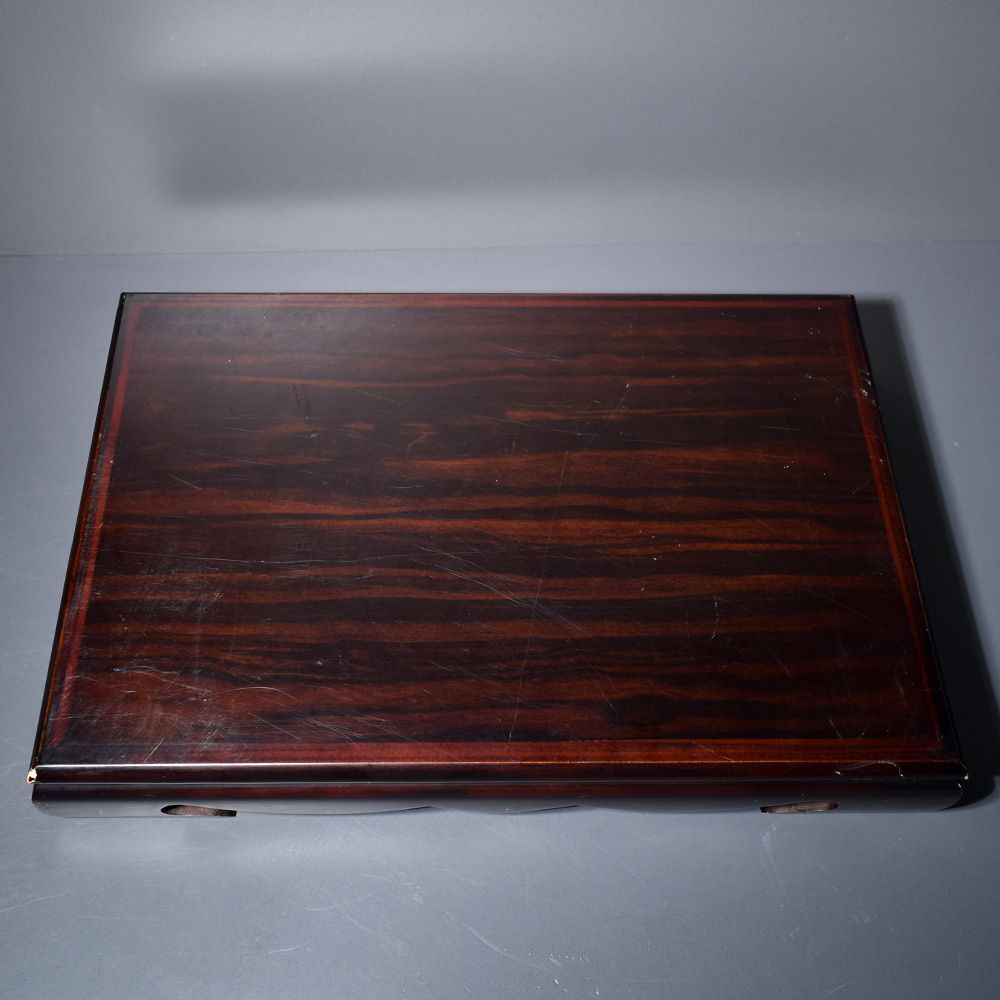 唐木 黒檀 栽台 花台 香炉台 平卓 木工 工芸品 ディスプレイ 横幅:約