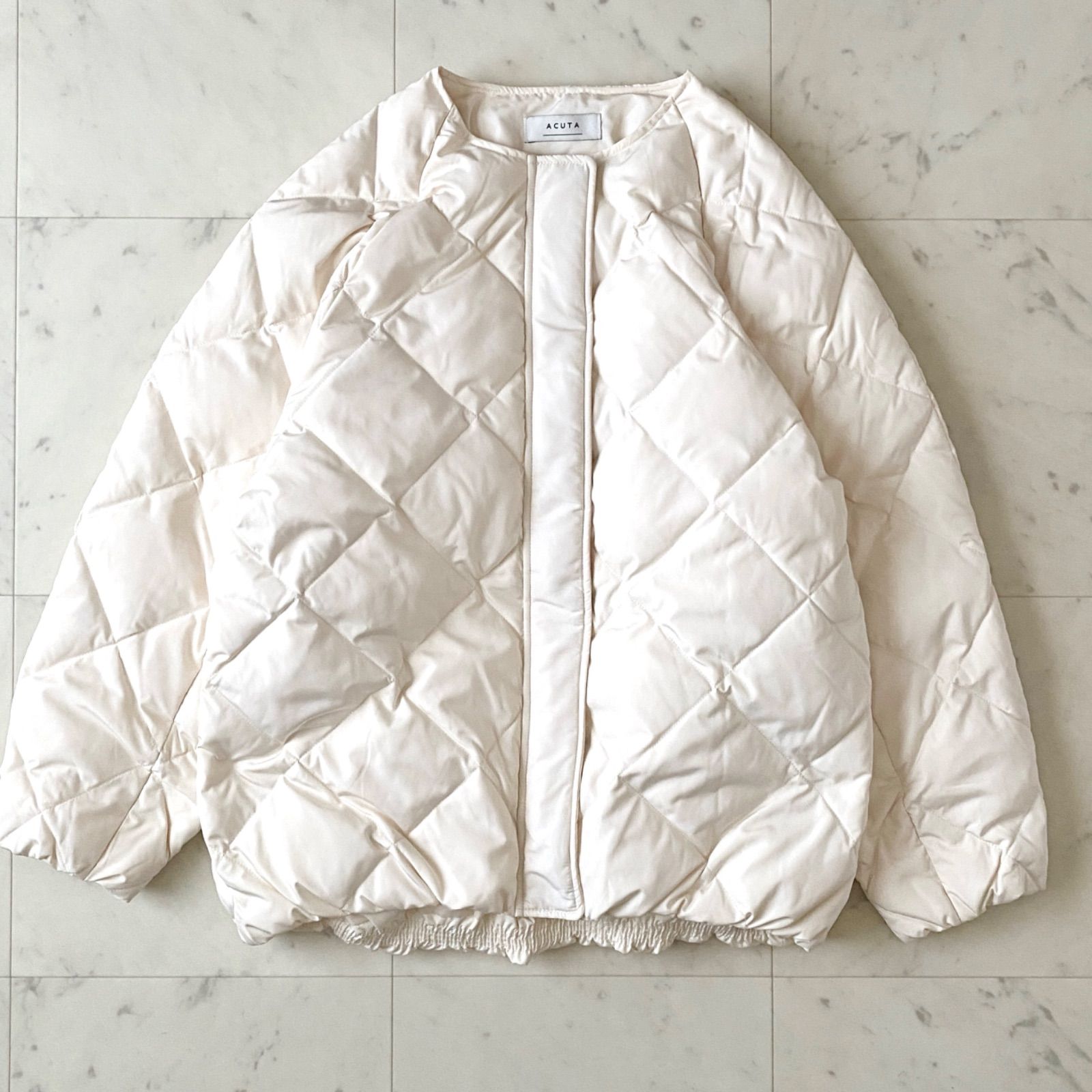 URBAN RESEARCH アーバンリサーチ コクーンキルティングダウン acuta アイボリー オフホワイト白 ノー アウター レディース