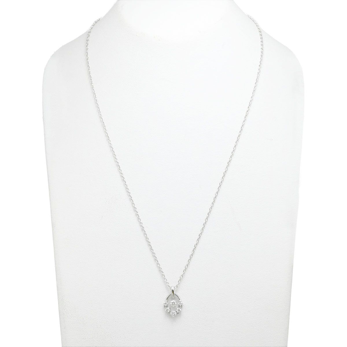 モニッケンダム PT 900 850 ダイヤ0.30 ct プラチナ ダイヤモンド ネックレス