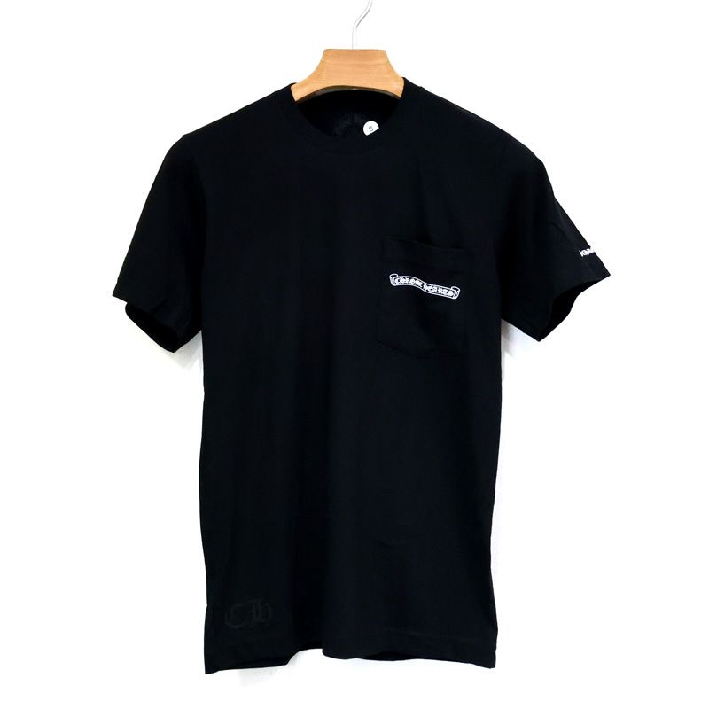 【楠本質店/元住吉】未使用品　クロムハーツ　CHROME HEAETS　Tシャツ　スクロールラベル　サイズ：S　カラー：ブラック　男女兼用【中古】 楠本質店/元住吉】未使用品 クロムハーツ CHROME HEAETS Tシャツ