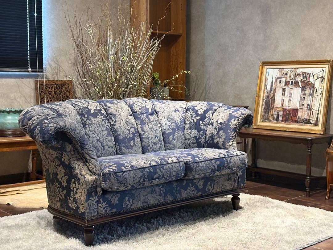 マルニ木工 クラシックデザイン 2人掛けソファ マルニ木工の2人掛けソファのご紹介！有料配送あり【トレファク入間店】