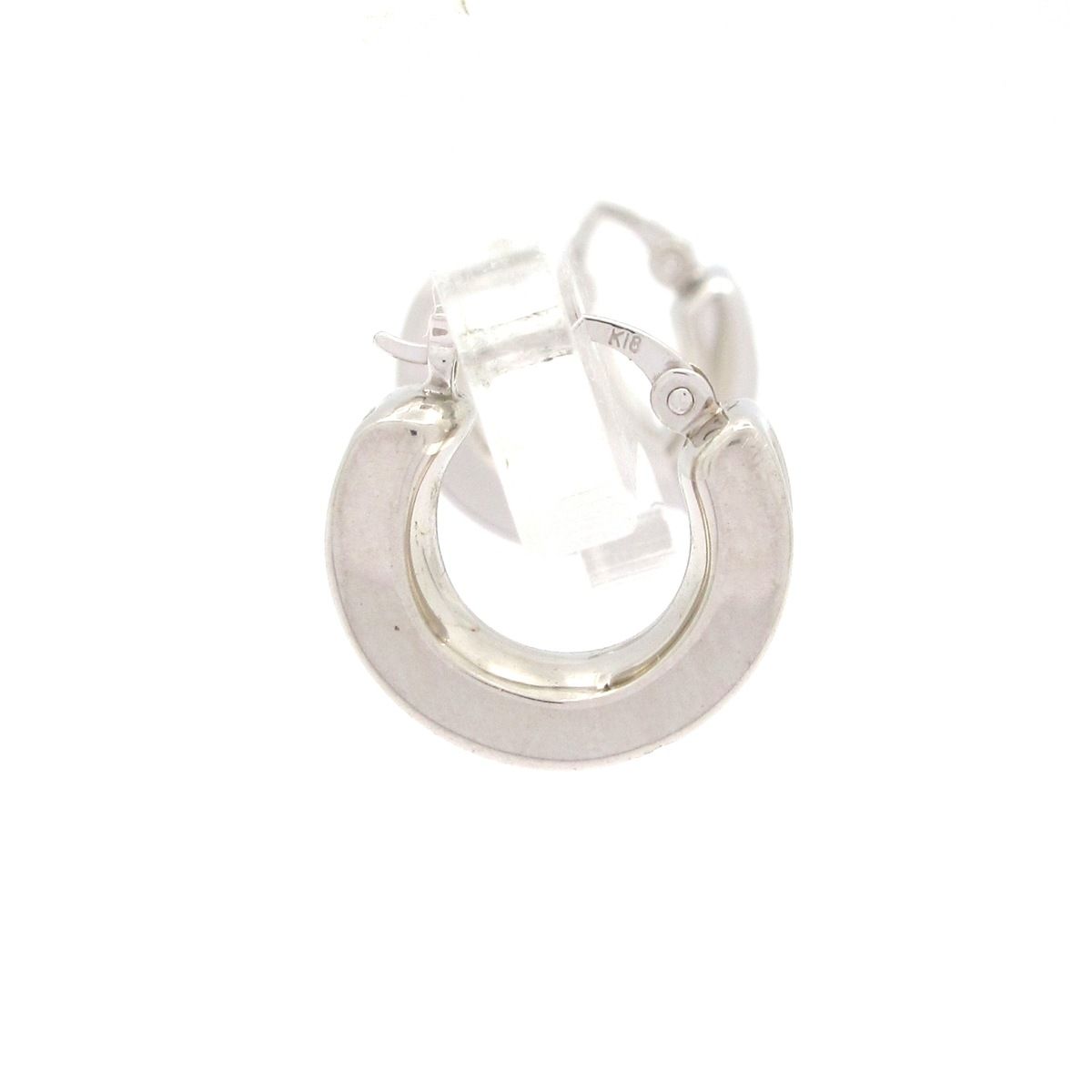 ete エテ ピアス K 18 WG シルバー 白 総重量 4 g