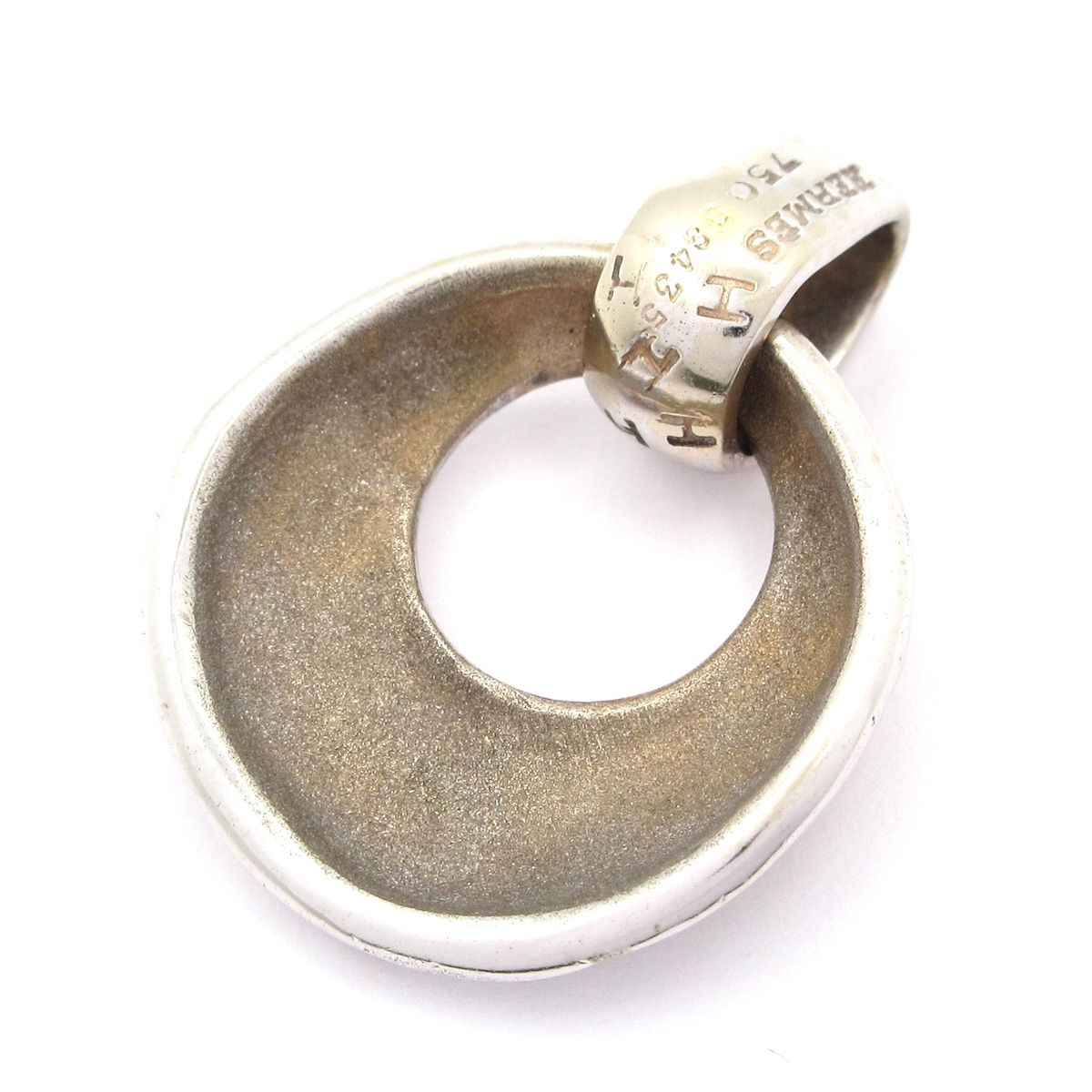 HERMES エルメス ペンダントトップ トゥーブー K 18 WG 総重量 6.5 g