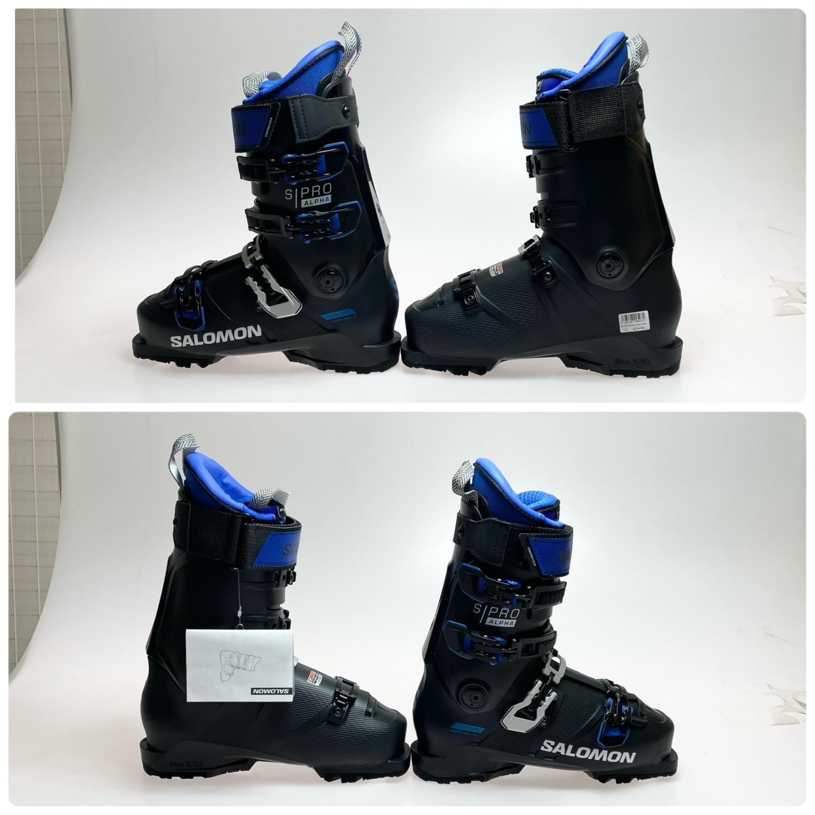 Salomon スキー用ブーツ 中古 黒/青 Salomon S/LAB スキー用ブーツ 黒/青 新品未使用 rsports1_salomon