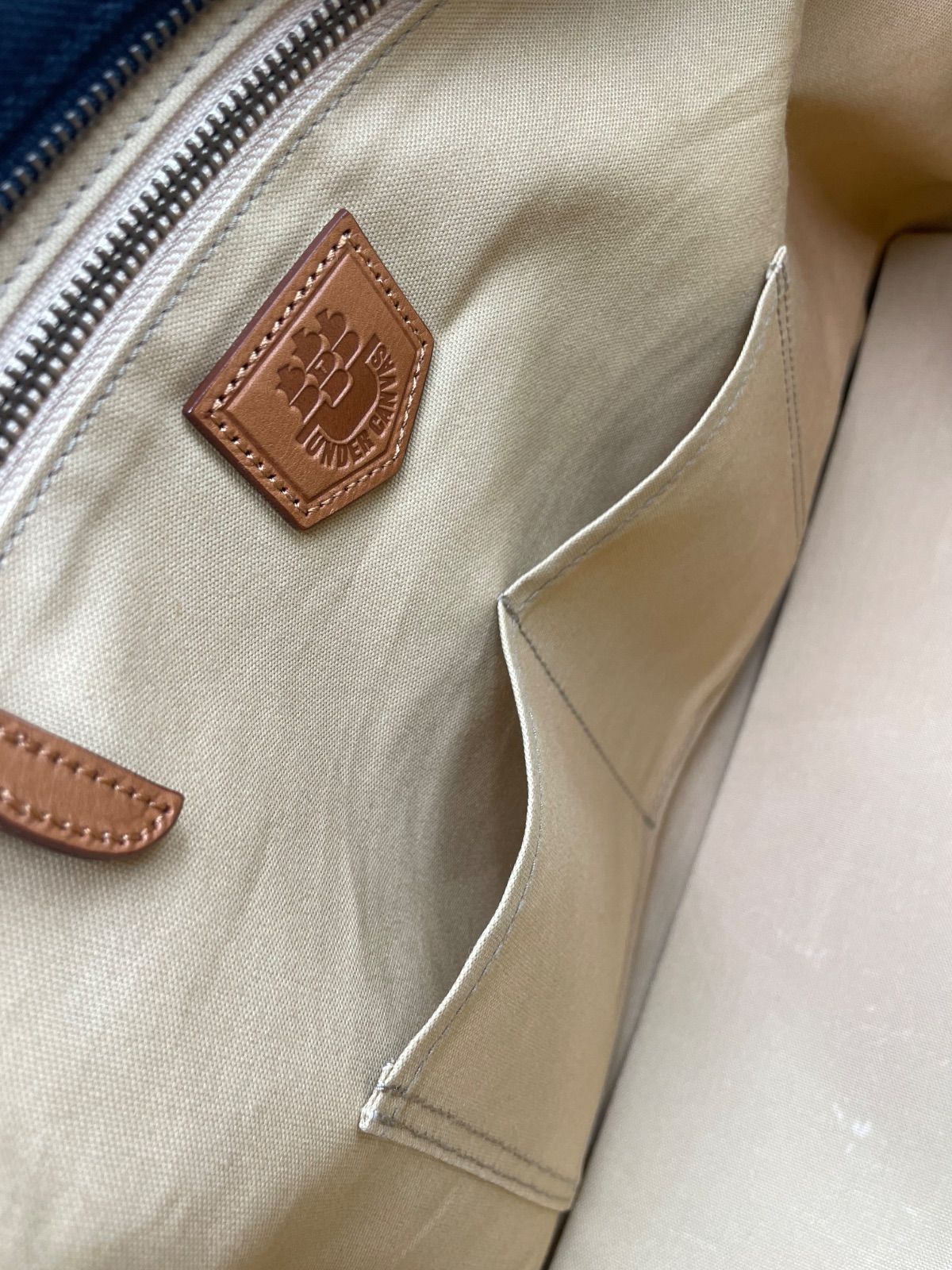 ストア CS2015 UNDER CANVAS タケヤリ 2号帆布 横型トートバッグ 倉敷