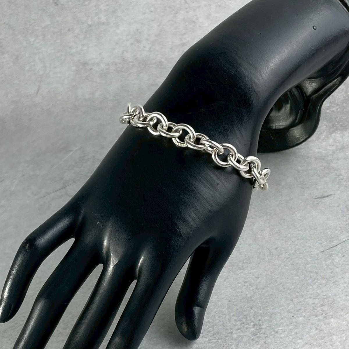 ティファニー TIFFANY ドーナツ オーバル リンク チェーン ブレスレット ティファニー TIFFANY ドーナツオーバルリンクチェーン ブレスレット