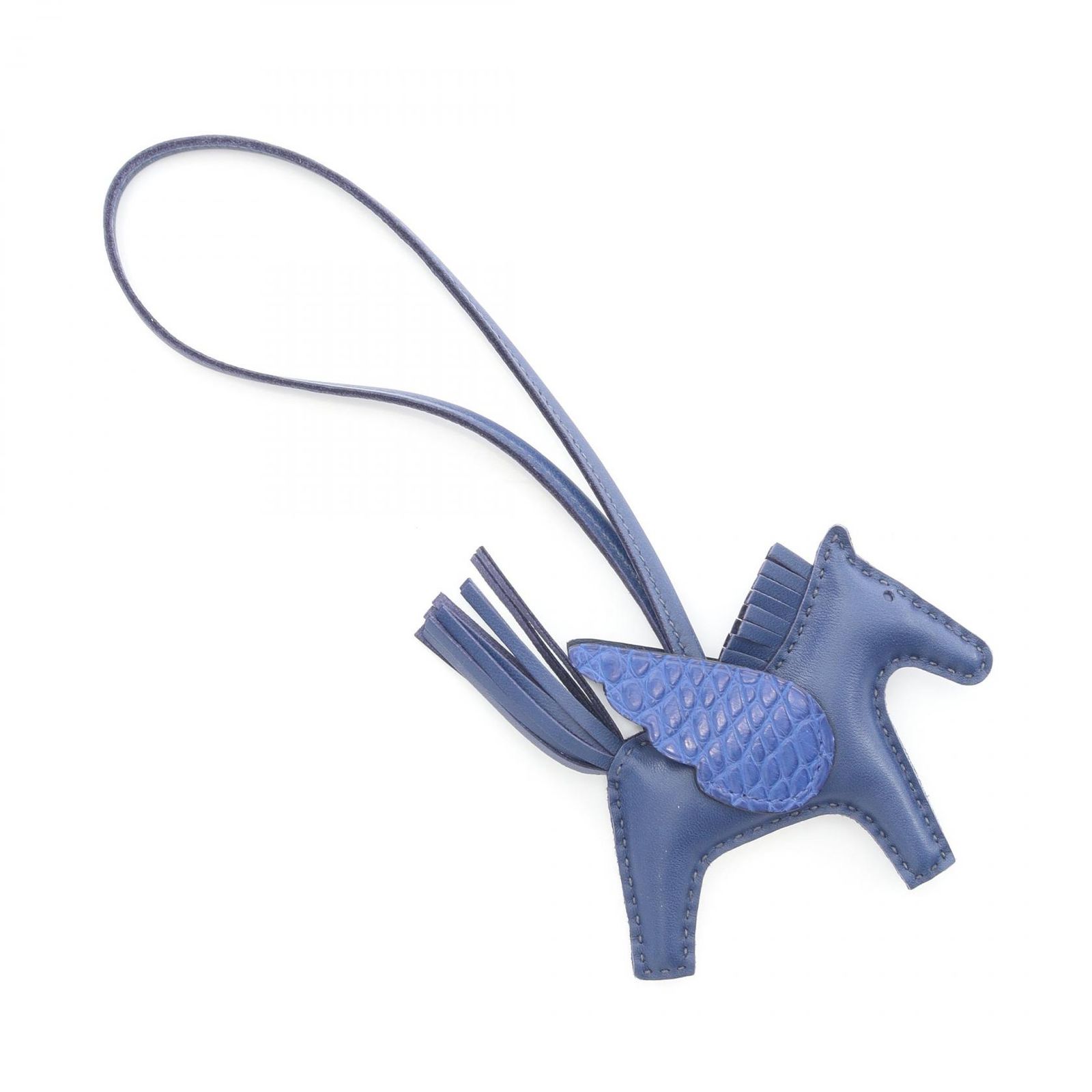 HERMES エルメス ロデオペガサスPM タッチ ブルーサフィール ブルーエレクトリック チャーム