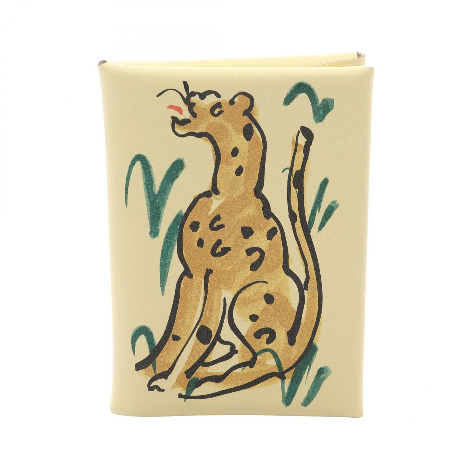 HERMES エルメス カルヴィデュオ スプリング パンサー ジョーヌミルトン コインケース