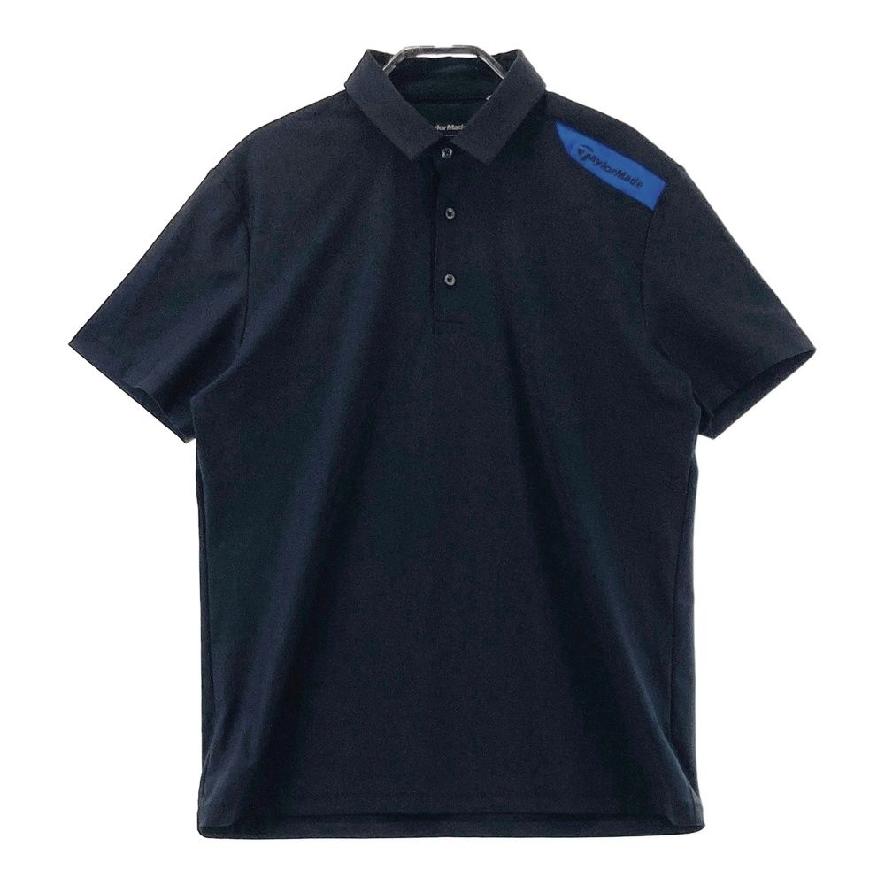 サイズ：M TAYLOR MADE テーラーメイド 半袖ポロシャツ ブラック系
