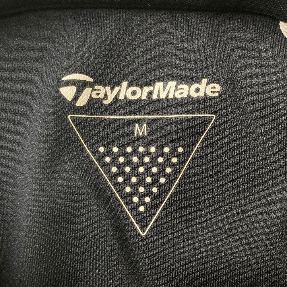 サイズ：M TAYLOR MADE テーラーメイド 半袖ポロシャツ ブラック系
