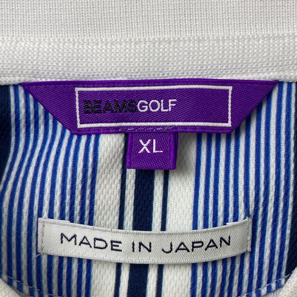 サイズ：XL BEAMS GOLF ビームスゴルフ パープルレーベル 半袖