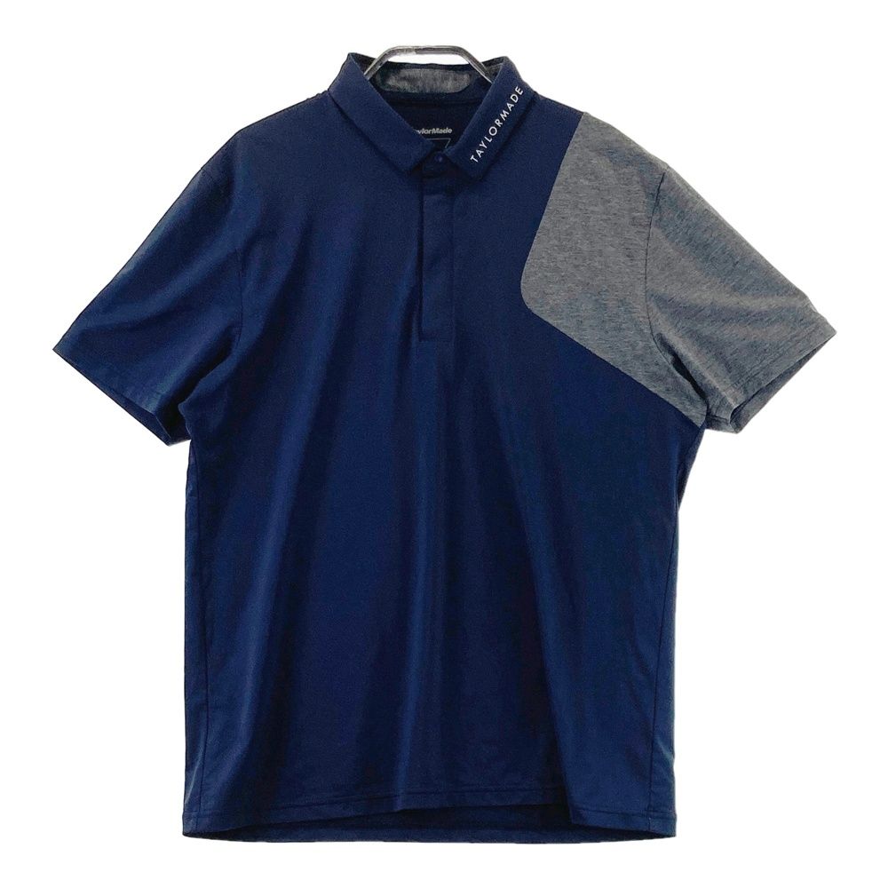 サイズ：L TAYLOR MADE テーラーメイド 異素材切替 半袖ポロシャツ