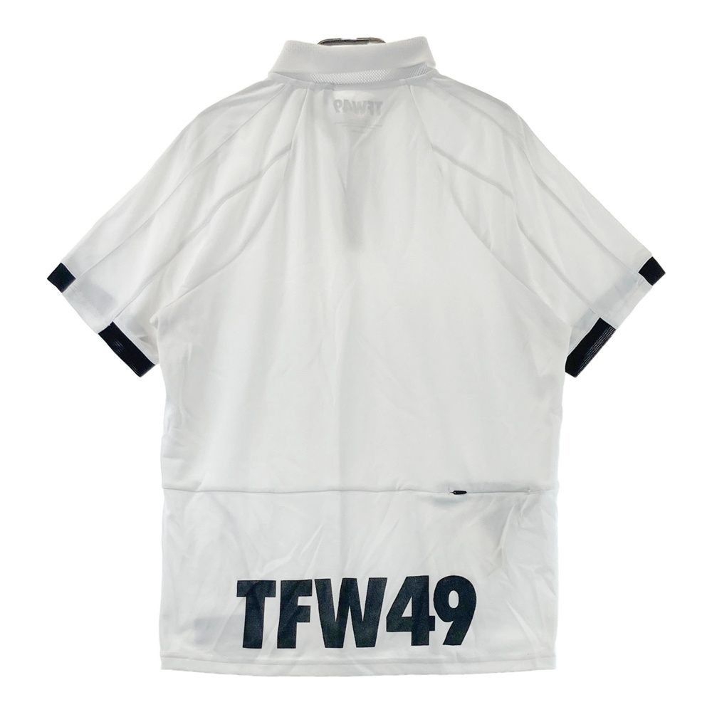 TFW49 ホワイトポロシャツ 半袖 サイズ：5 TFW49 ティーエフダブリューフォーティーナイン 半袖