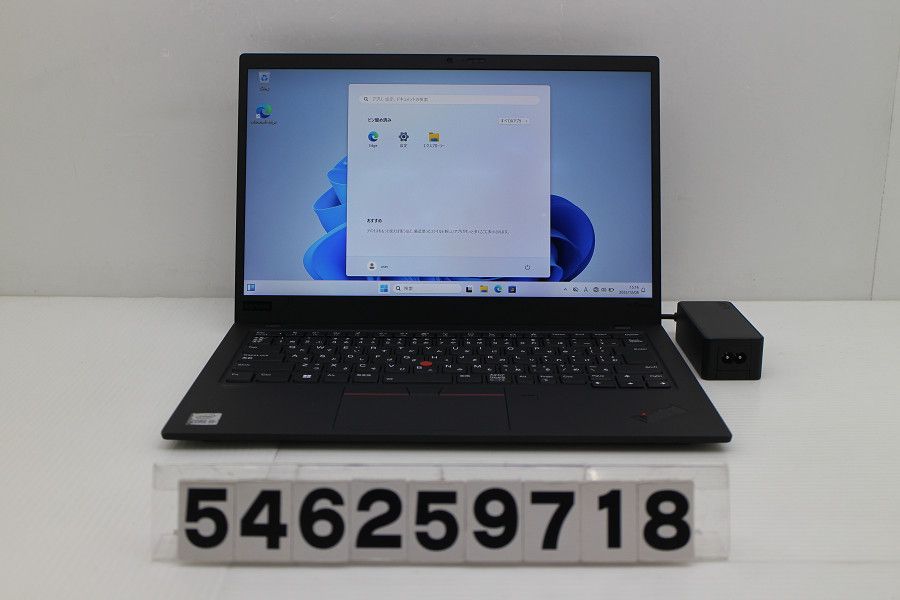 Lenovo ThinkPad X1 Carbon 8th Gen Core i5 10210U 1.6GHz/8GB/256GB(SSD)/14W/FHD(1920x1080)/Win11 【546259718】