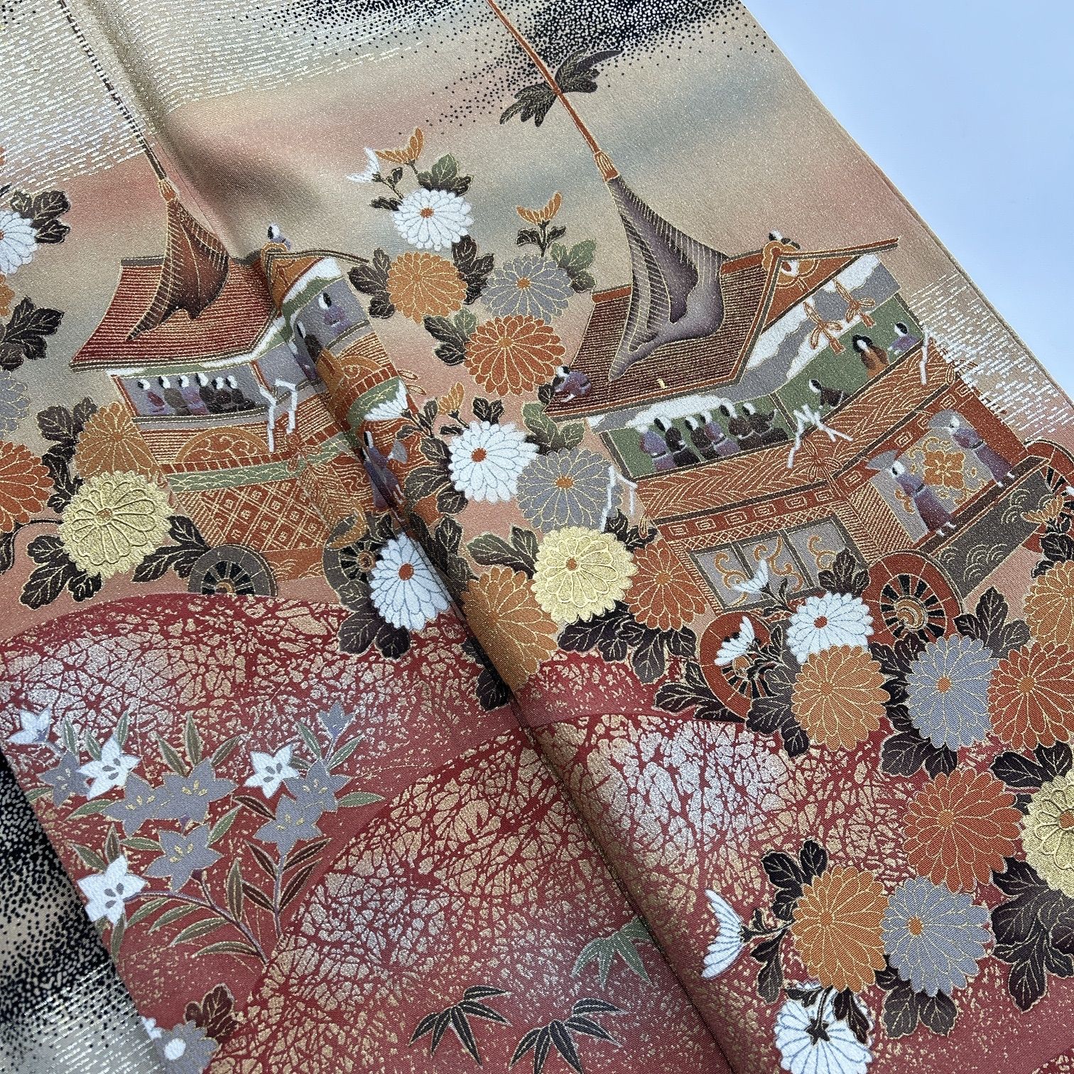 黒留袖 4枚 正絹 着物まとめ売り 同梱購入歓迎 リメイク用 着付け練習