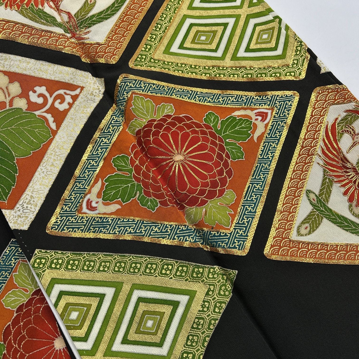 黒留袖 4枚 正絹 着物まとめ売り 同梱購入歓迎 リメイク用 着付け練習