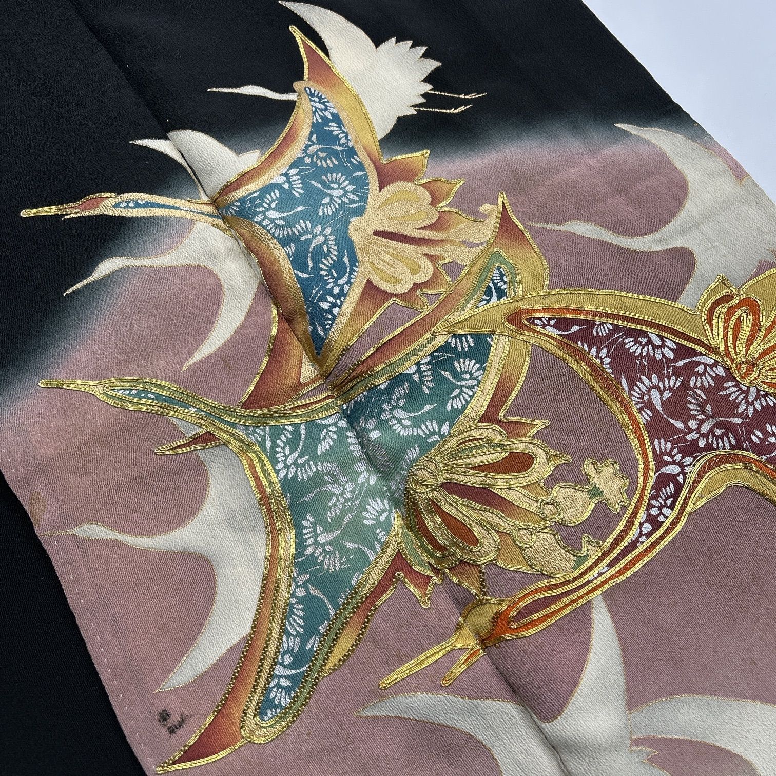 黒留袖 4枚 正絹 着物まとめ売り 同梱購入歓迎 リメイク用 着付け練習