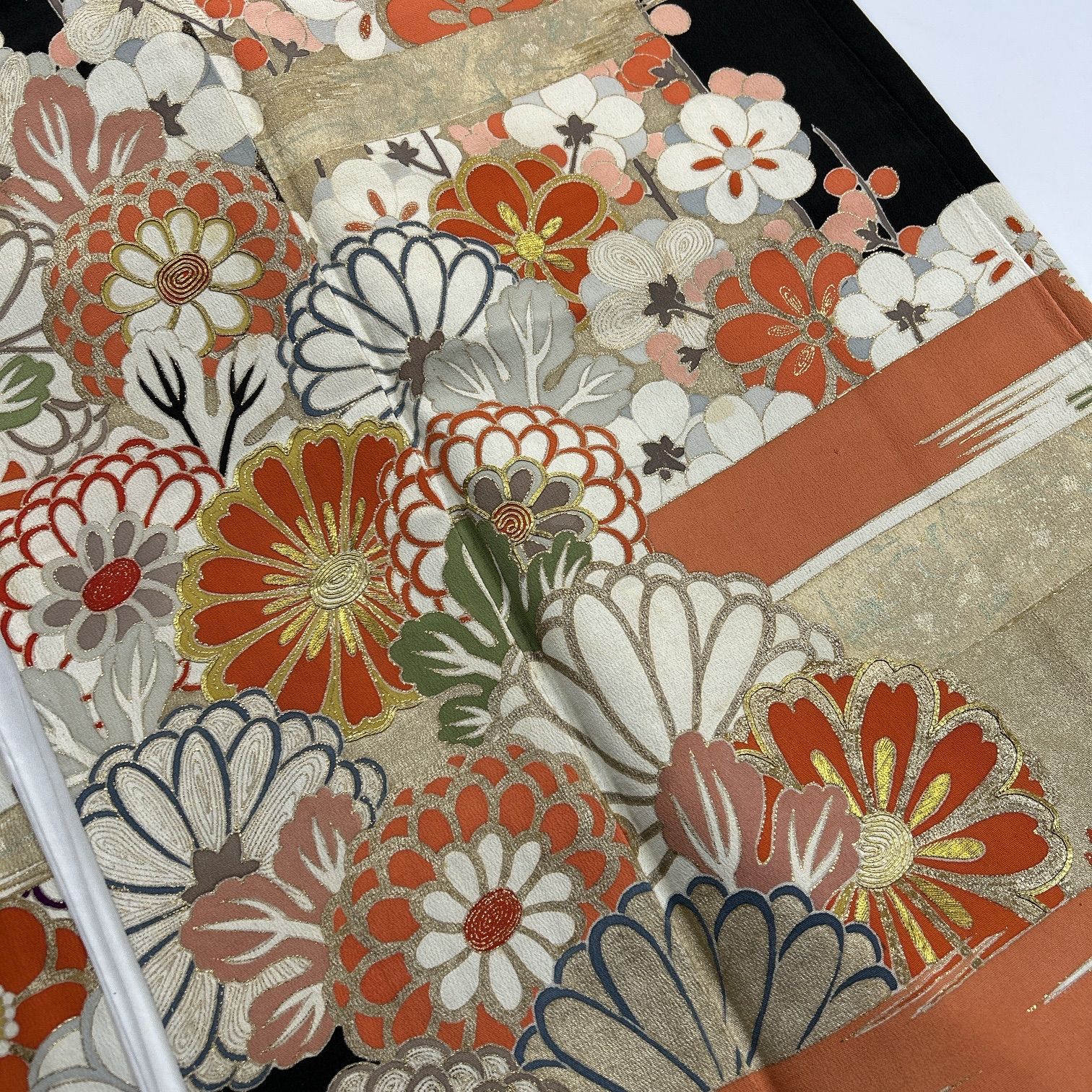 黒留袖 4枚 正絹 着物まとめ売り 同梱購入歓迎 リメイク用 着付け練習