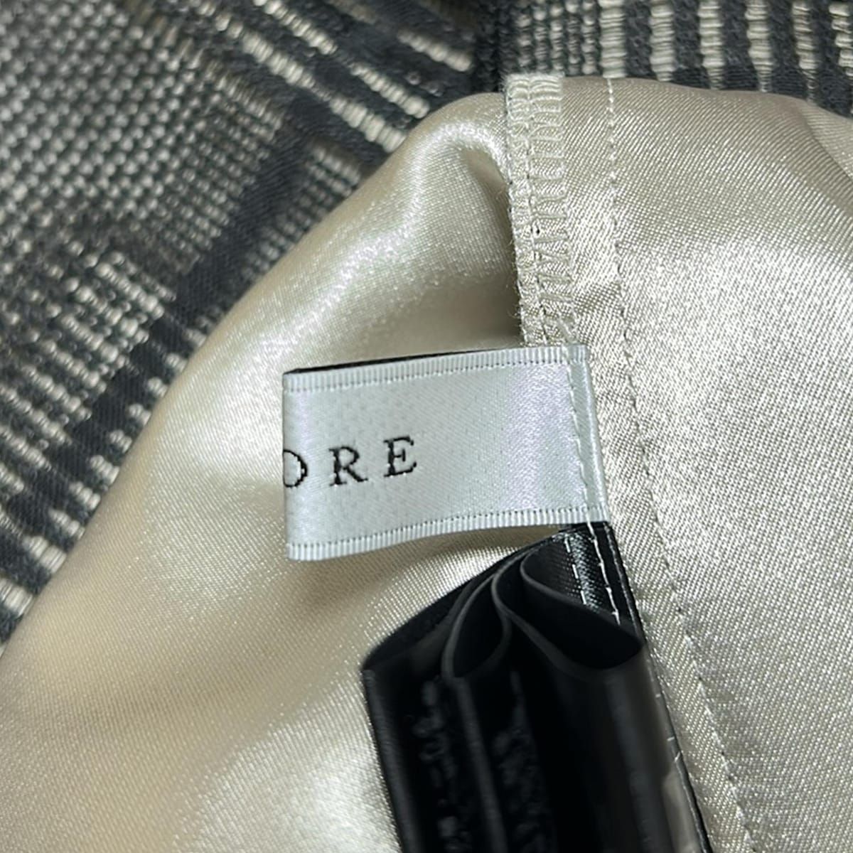  ADORE アドーア ロングスカート サイズ36 S レディース チェックタイトスカート 531-5120500 黒 その他 ロングスカート