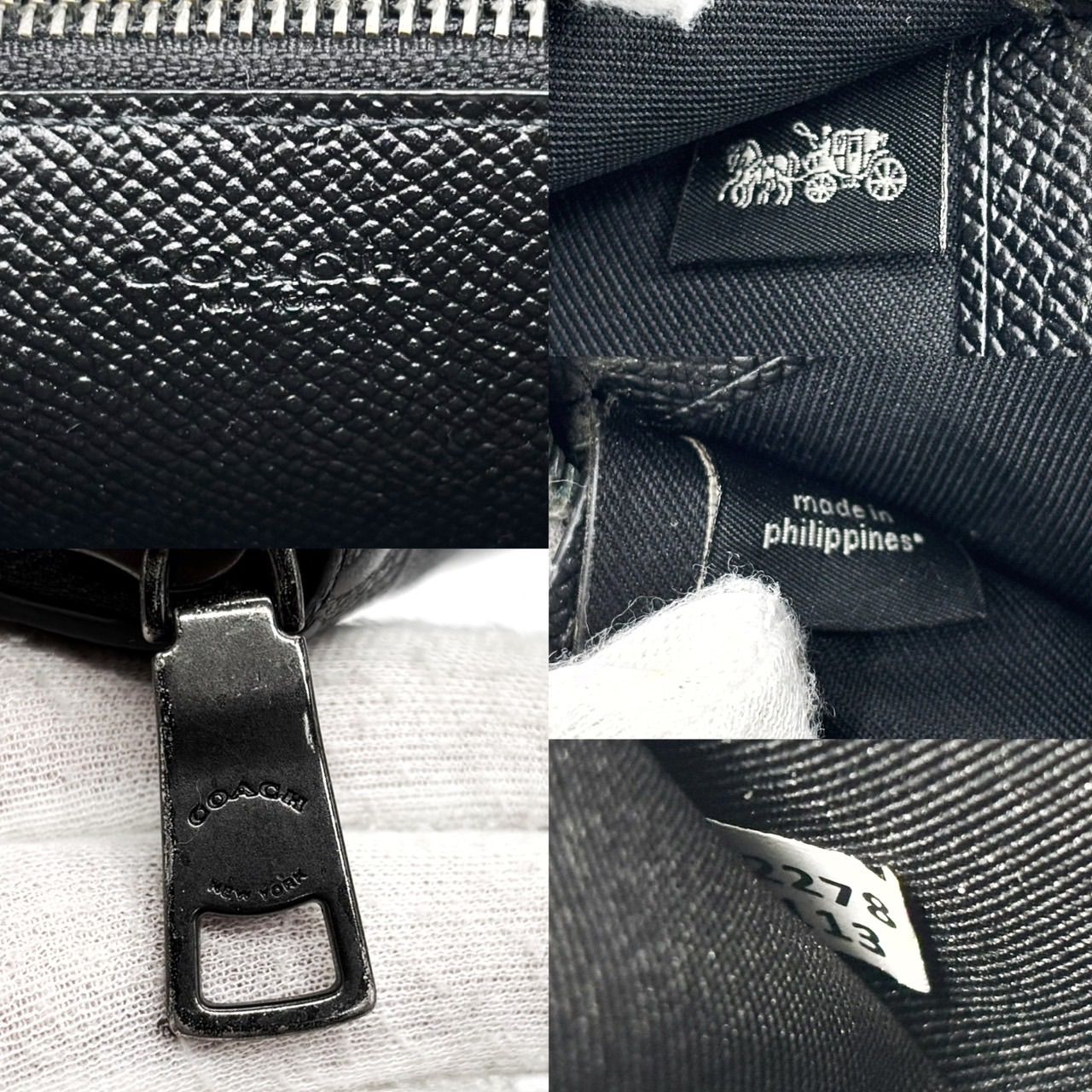 ✨良品✨ COACH コーチ 長財布 ロングウォレット ラウンドファスナー 