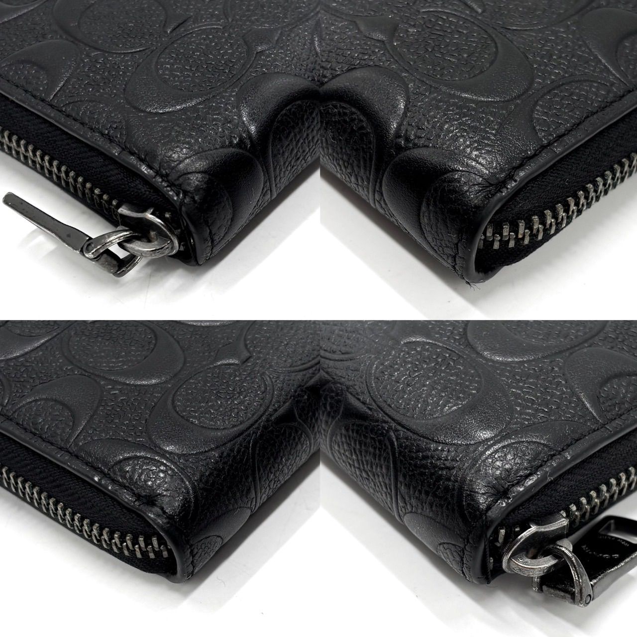 ✨良品✨ COACH コーチ 長財布 ロングウォレット ラウンドファスナー