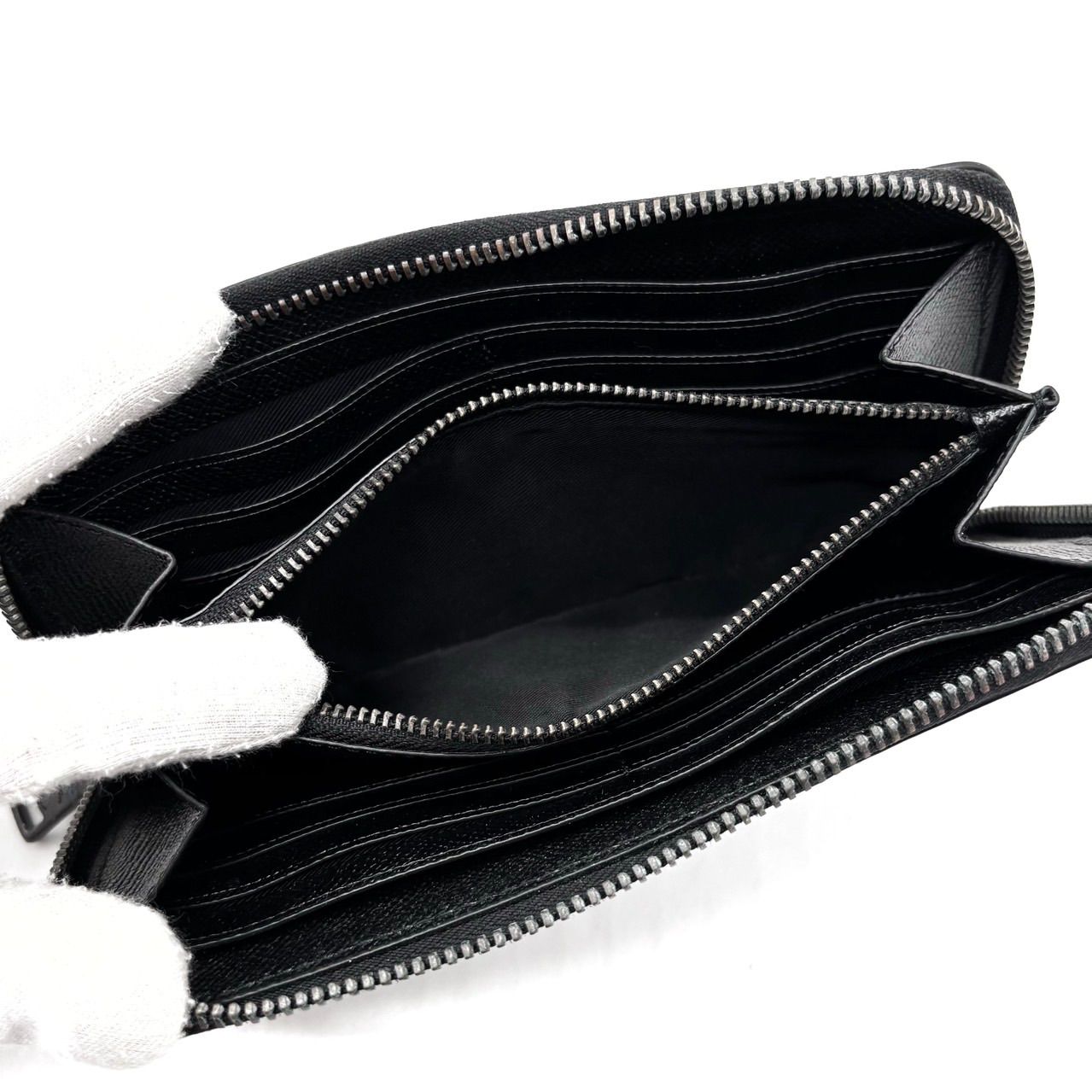 ✨良品✨ COACH コーチ 長財布 ロングウォレット ラウンドファスナー 