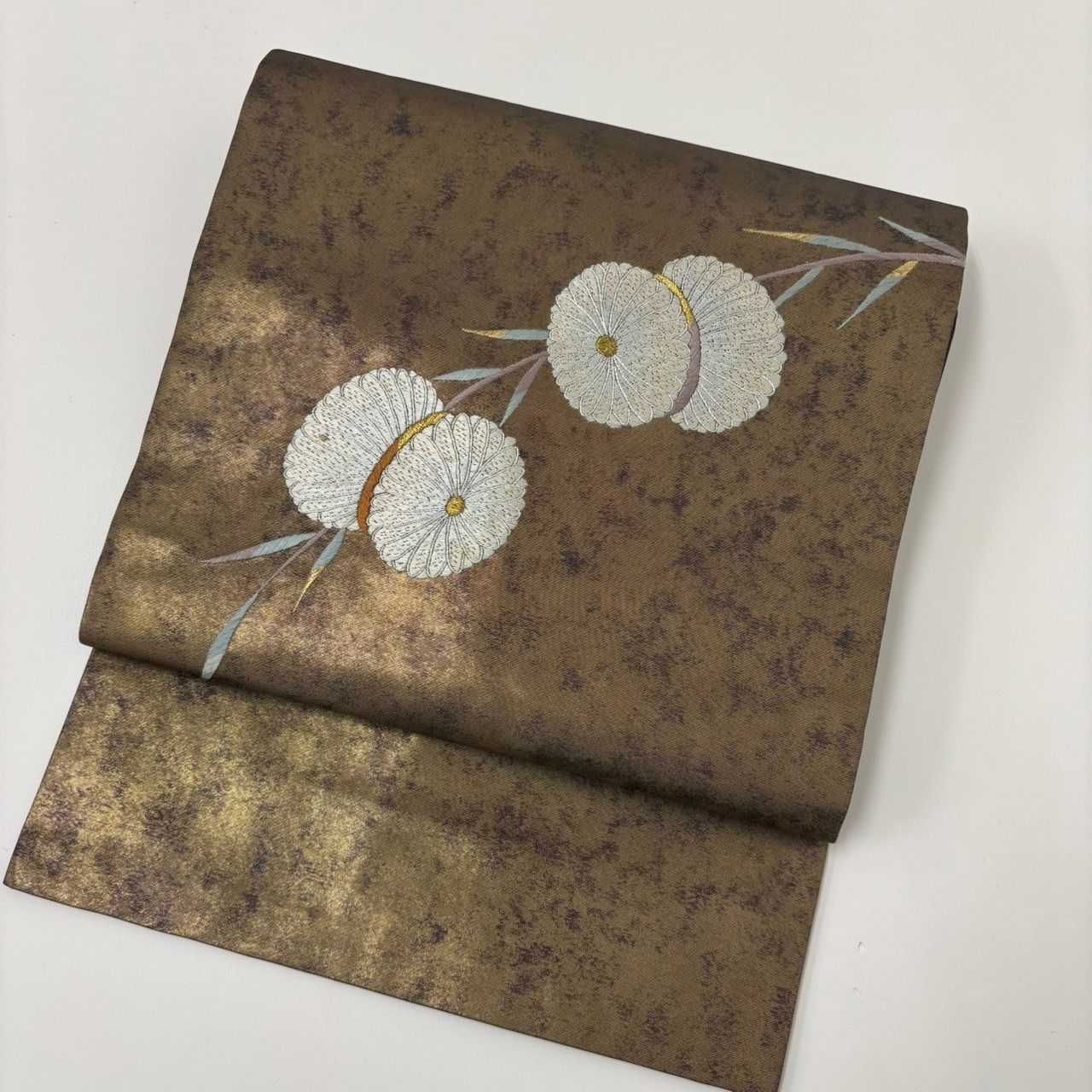 名古屋帯 引箔 唐織 上品な織り出し 九寸 正絹 着物 MA-2478 - メルカリ