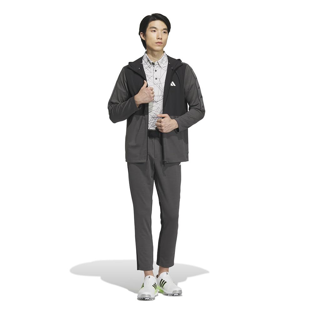 アディダスゴルフ] ゴルフジャケット ファブリックミックスストレッチ