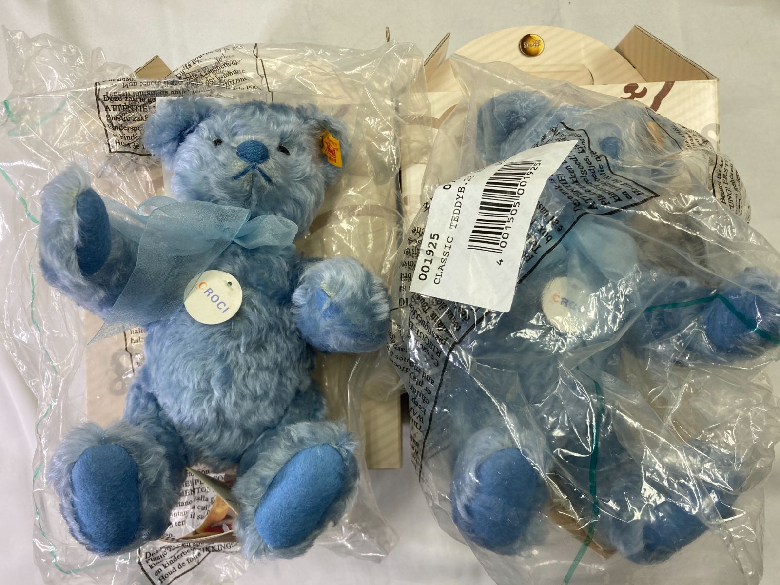 Steiff（シュタイフ） ブルーモヘア製 クラシックテディベア 「CROCI