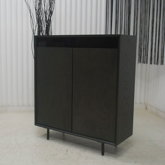 アウトレット 現品限り 一部 高品質 LABO 収納サイドボード キャビネット チェスト 感のあるモダンデザイン８０幅 250324 ラボ80 cb