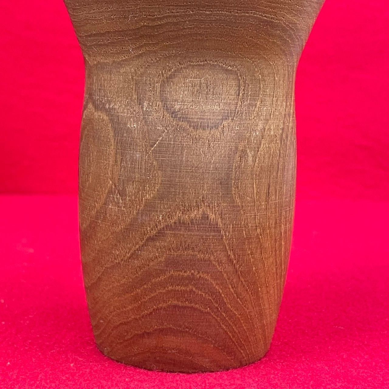 Masao Watanabe渡辺正雄作「ふきのとう」18cm/11cm 560g こけし 渡辺正雄作 ふきのとう 2体セット 置物 民芸品 郷土玩具 N-19