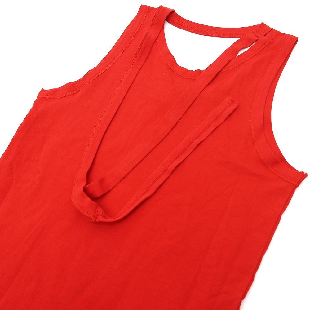 FUMIKA_UCHIDA DOUBLE NECK NO-SLEEVE TANKTOP タンクトップ サイズ M レッド FU-P-CS 009 フミカウチダ レディース 5 F 6 I 06105 KEP 14 タンクトップ トップス