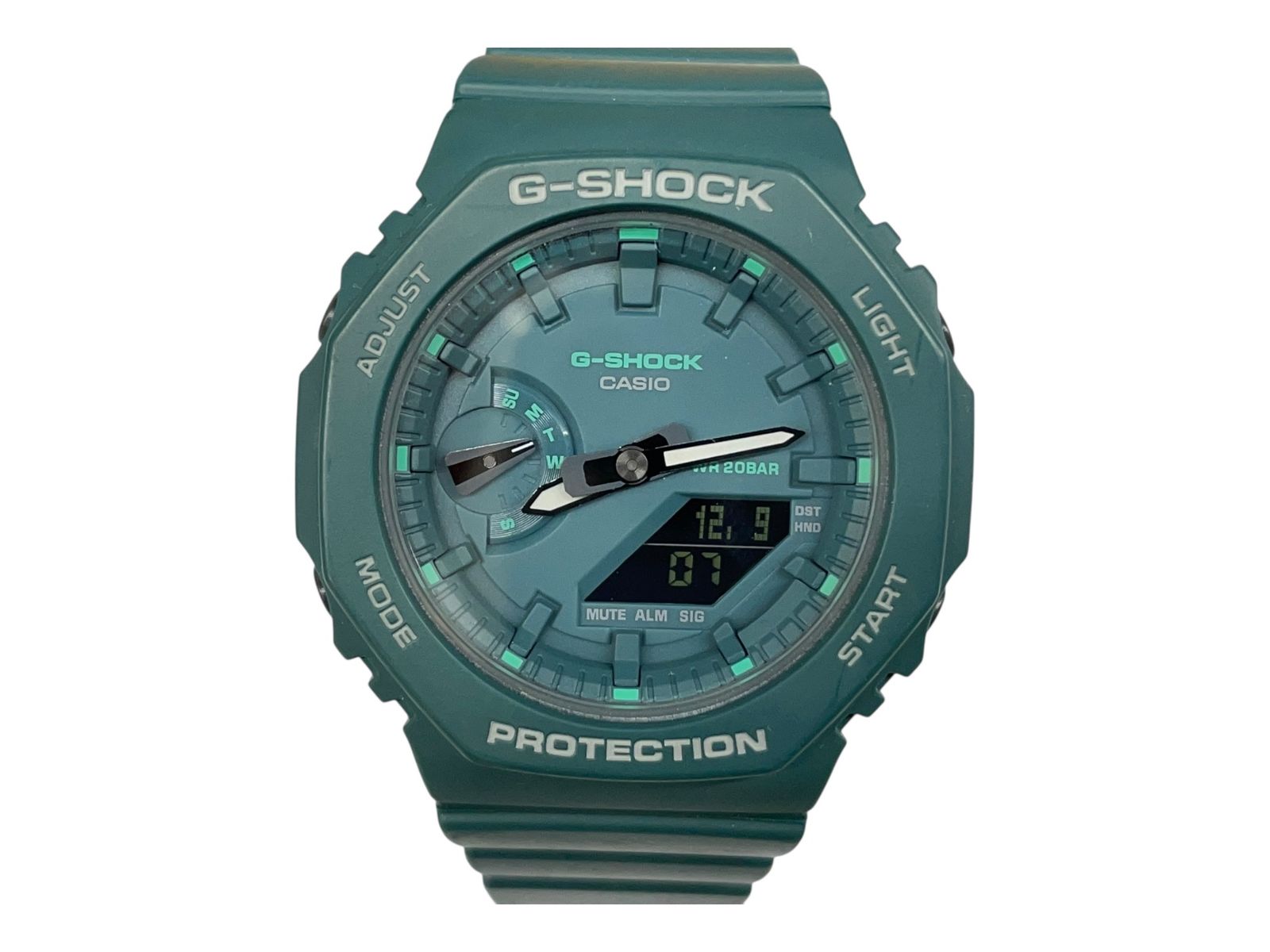 CASIO カシオ G-SHOCK 樹脂バンド カーボンコアガート構造 GMA-S 2100 GA-3 AJF グリーン レディース 025