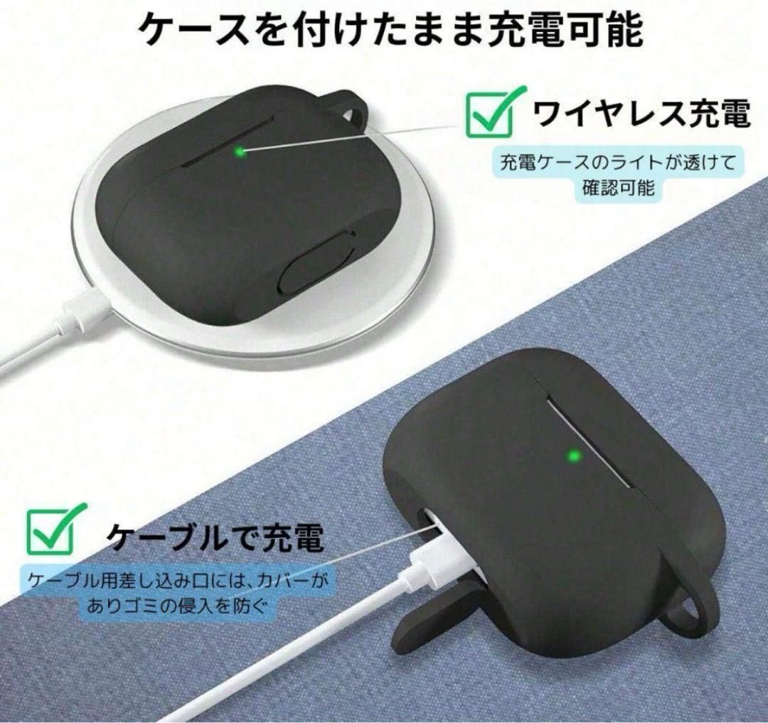 Airpods4 ケース AirPods第4世代 ケース エアーポッズ シリコン