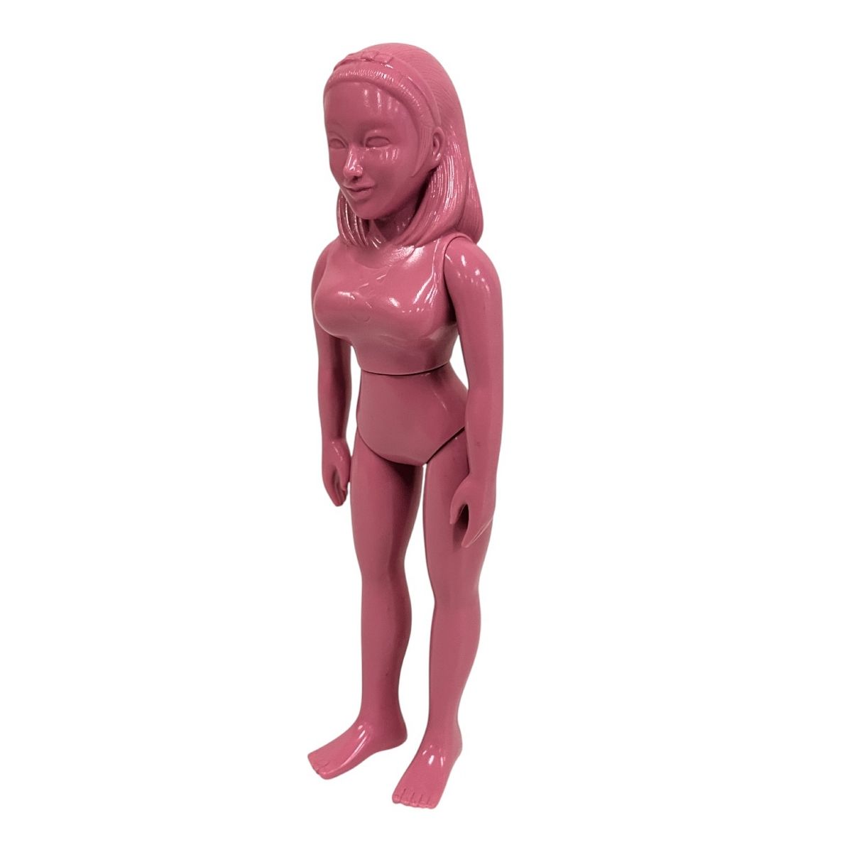 マーミット 怪獣天国 アンヌ隊員 無塗装 ピンク 2001 約23cm ソフビ