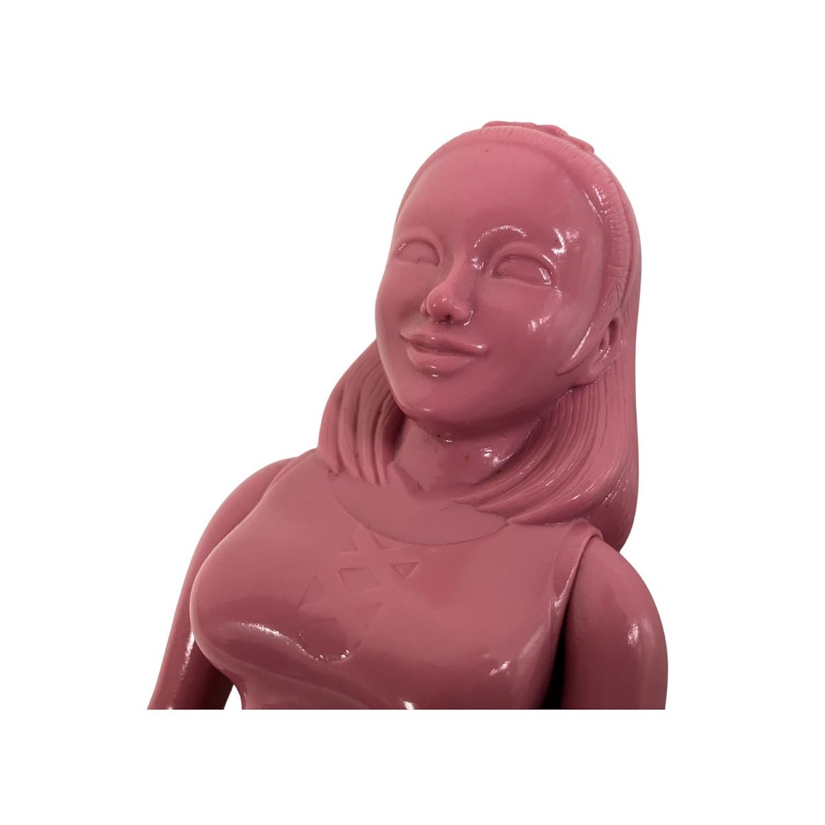 マーミット 怪獣天国 アンヌ隊員 無塗装 ピンク 2001 約23cm ソフビ