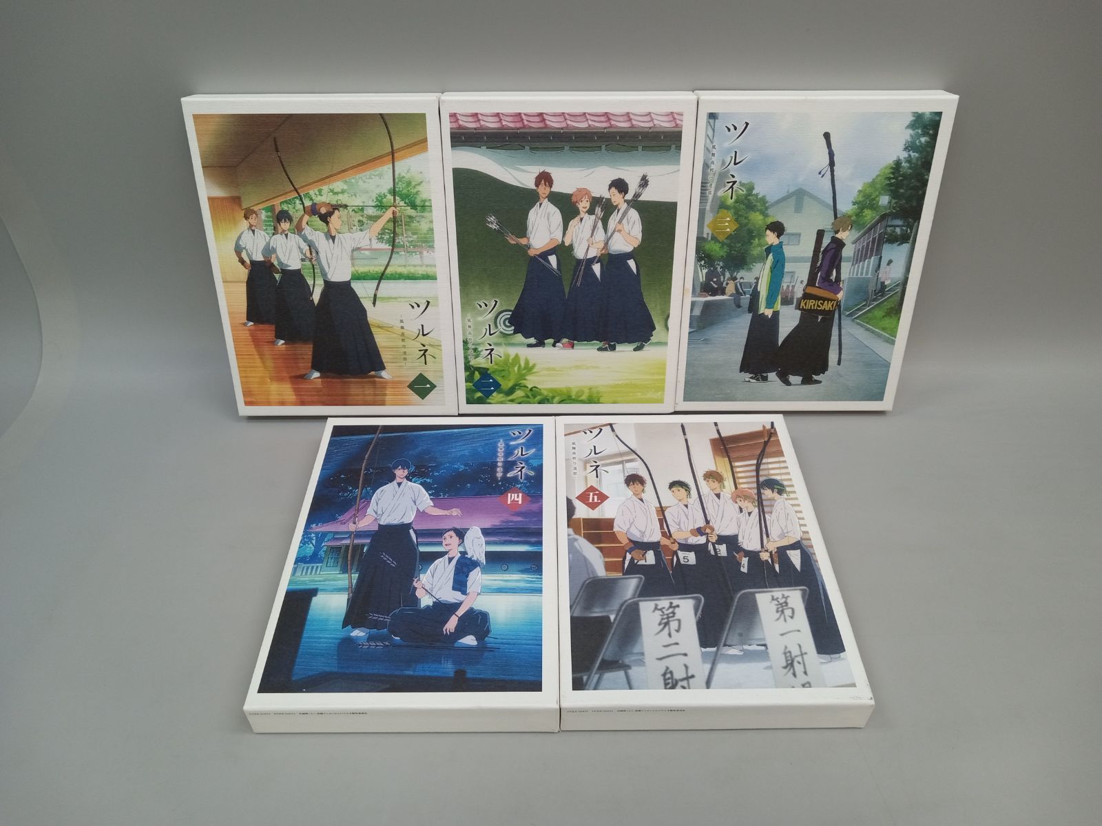 ツルネ -風舞高校弓道部- DVD 一～五巻セット -006