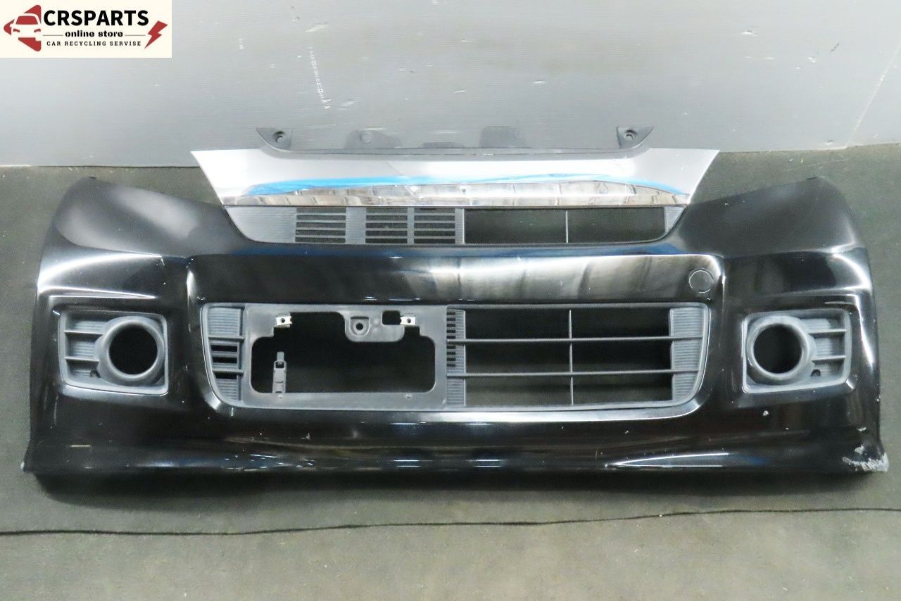 N-BOX カスタム JF1 純正 フロント バンパー グリル付 NH850 (71100