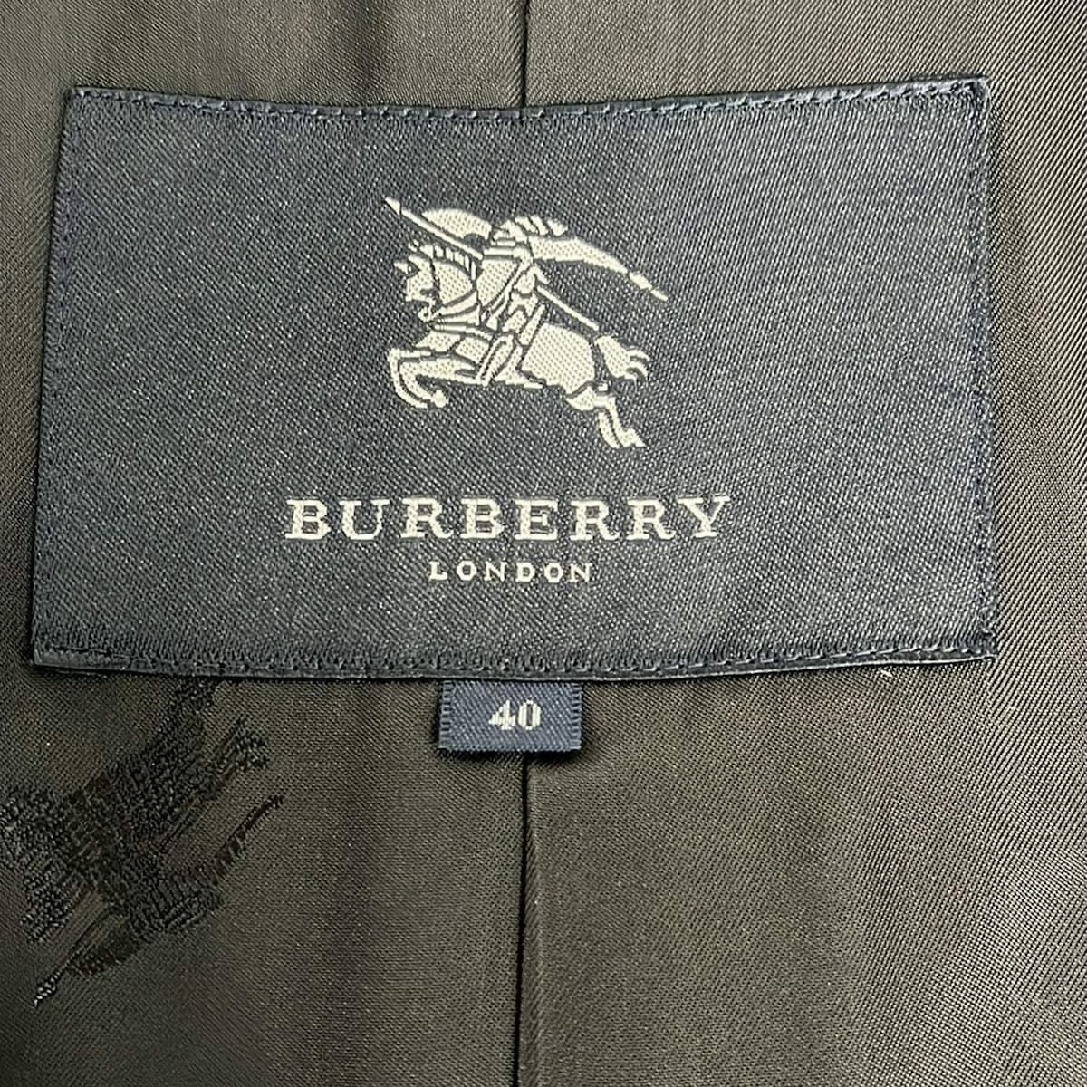 バーバリーロンドン　コート　40 バーバリー BURBERRY アウター ロングコート ブラック系 BBC40-140-29