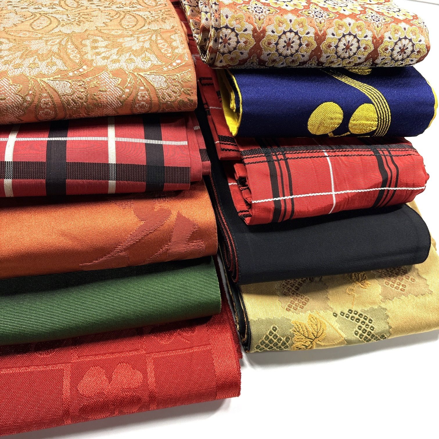 ◇半幅帯3本セット⑦ まとめ売り 半巾帯◇リメイクにも 半巾帯 10本 帯まとめ売り 同梱購入歓迎 リメイク用 着付け練習用