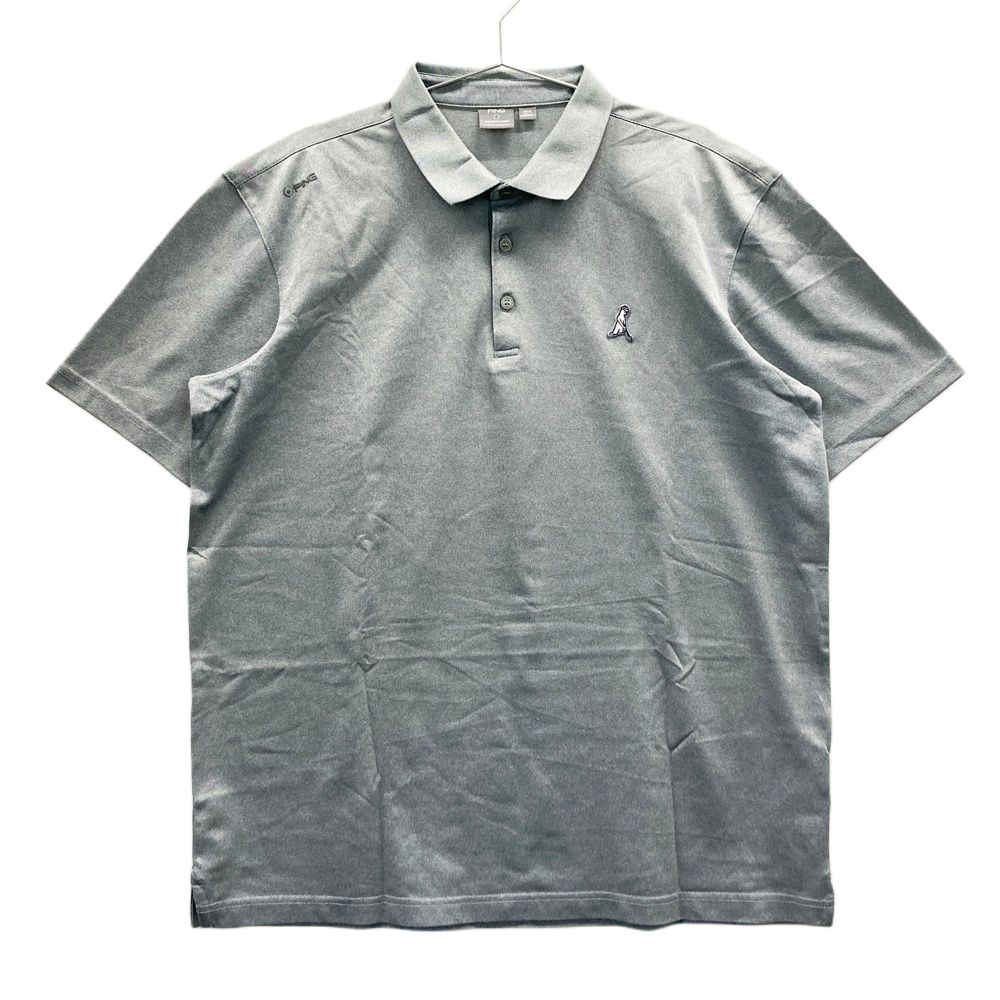 サイズ：M PING ピン 半袖ポロシャツ グレー系 [240101578614] ゴルフ
