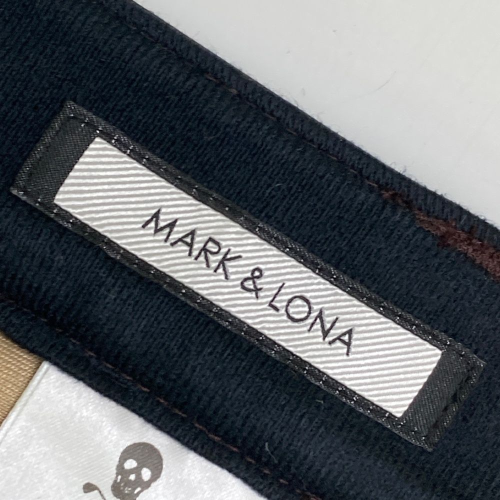 サイズ：36 MARK&LONA マークアンドロナ 裏地付 ウール混 ショート