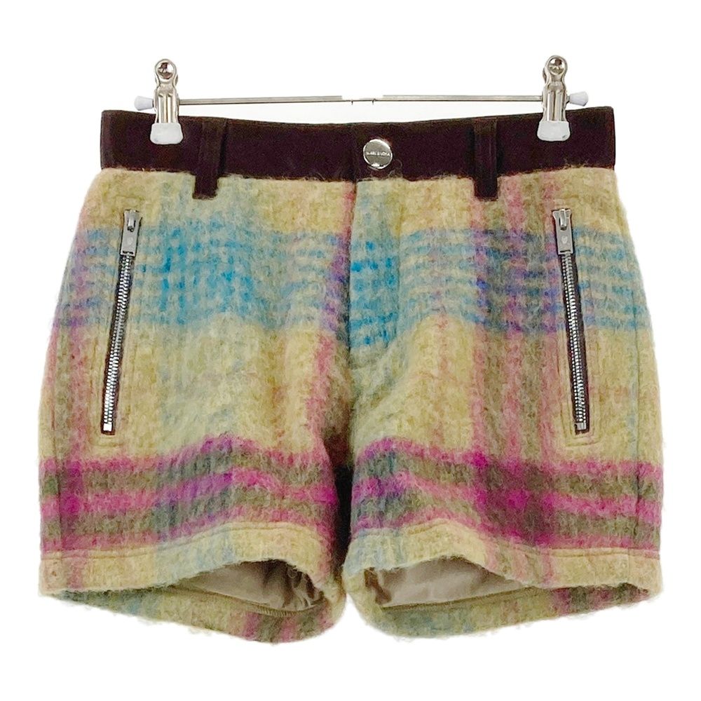 サイズ：36 MARK&LONA マークアンドロナ 裏地付 ウール混 ショート