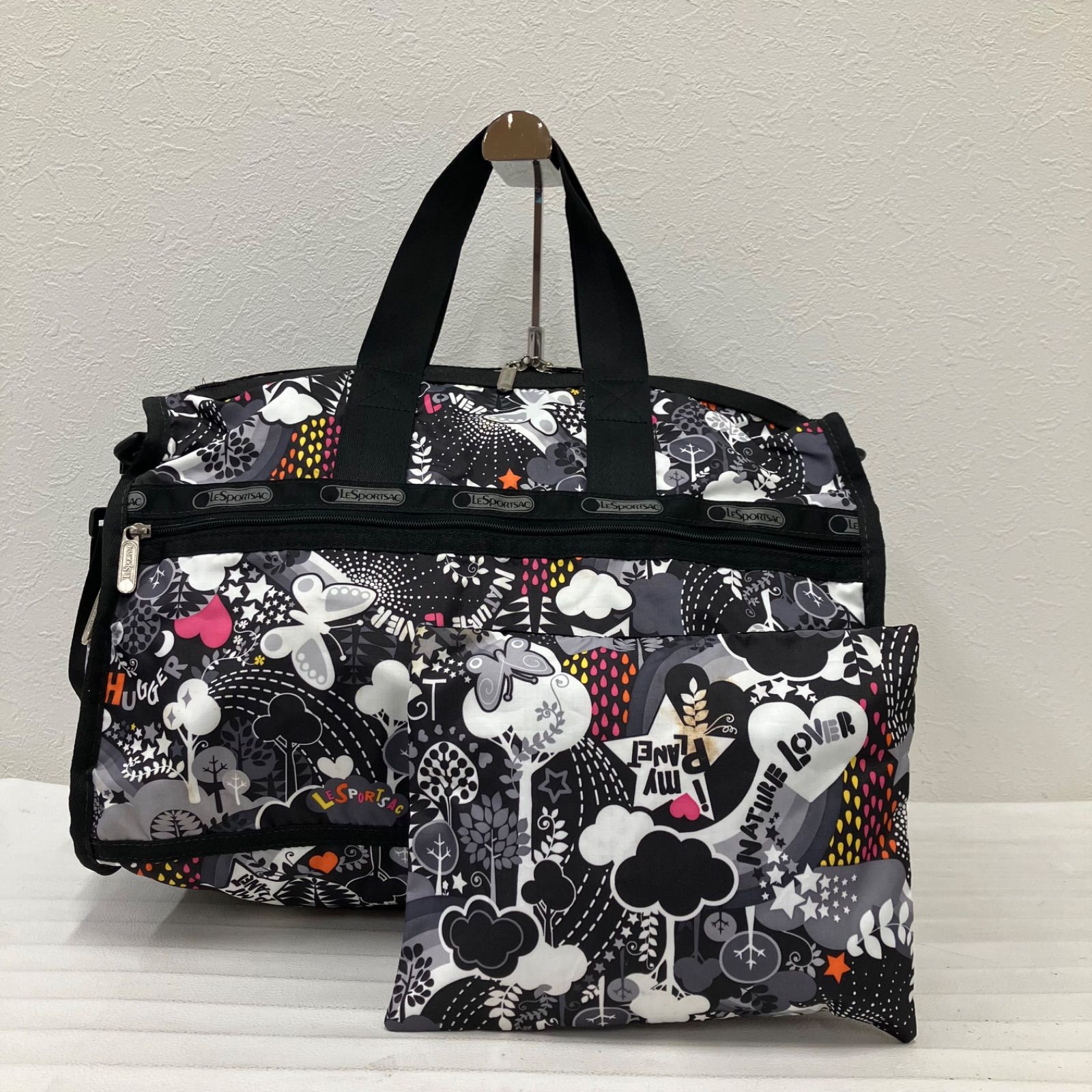 7402 LeSportsac レスポートサック 2way ボストンバッグ 旅行用バッグ